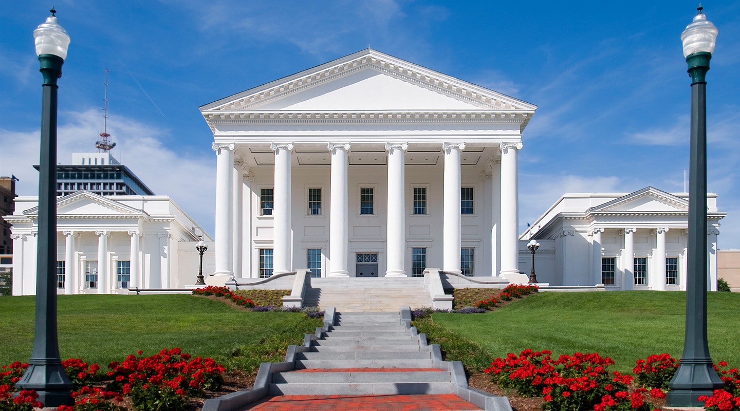 Virginia state capitol building